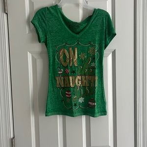 green christmas shirt